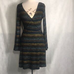 Mossimo Multi-colored, stretchy knit dress